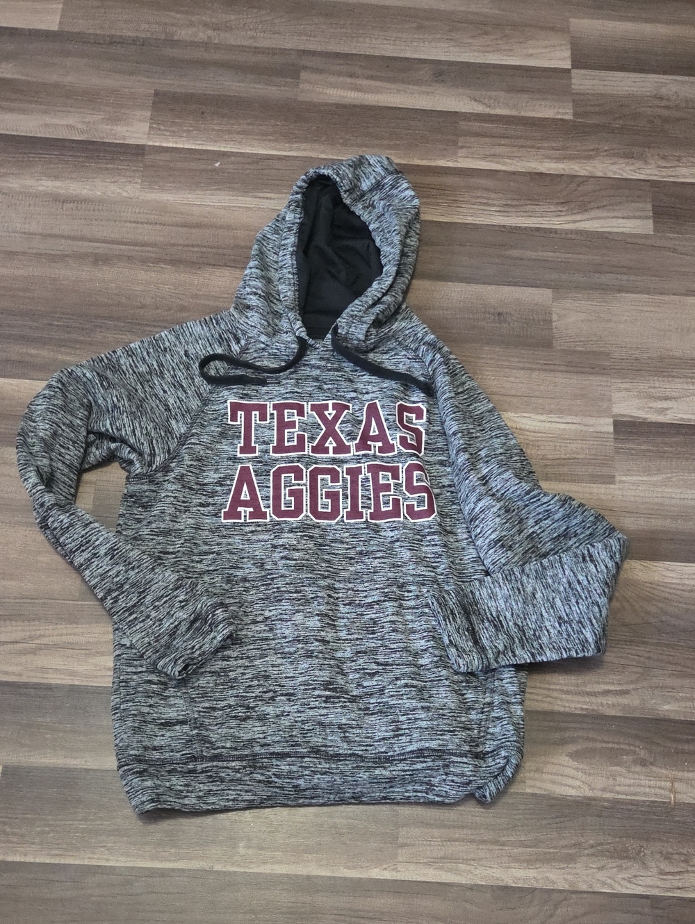 Texas A&M Aggies Gray  Hoodie - Collegiate Pullover Size Small UNISEX